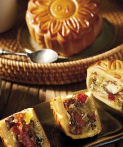Bánh trung thu givral thập cẩm không trứng (bánh chay)