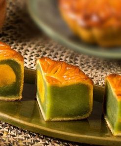 Bánh trung thu givral trà xanh